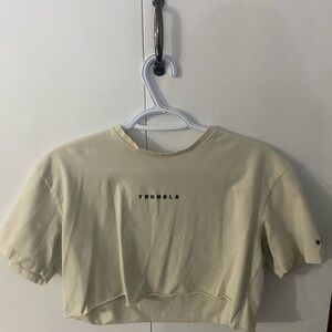 YoungLA Women's Beige Crop Top
